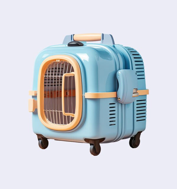Mala Estilo Vintage para Guardar Roupinhas e Brinquedos de Pets – Ideal para Viagens! - Imagem 4