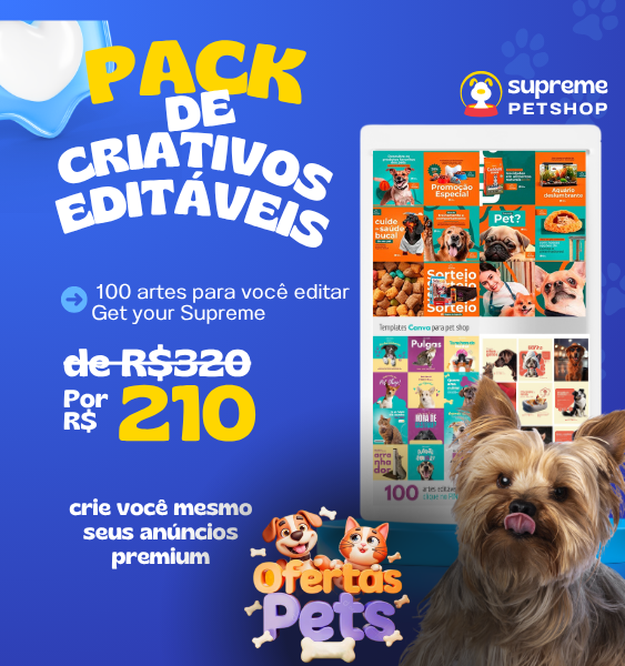 Pack com 100 Criativos Premium Editáveis:
